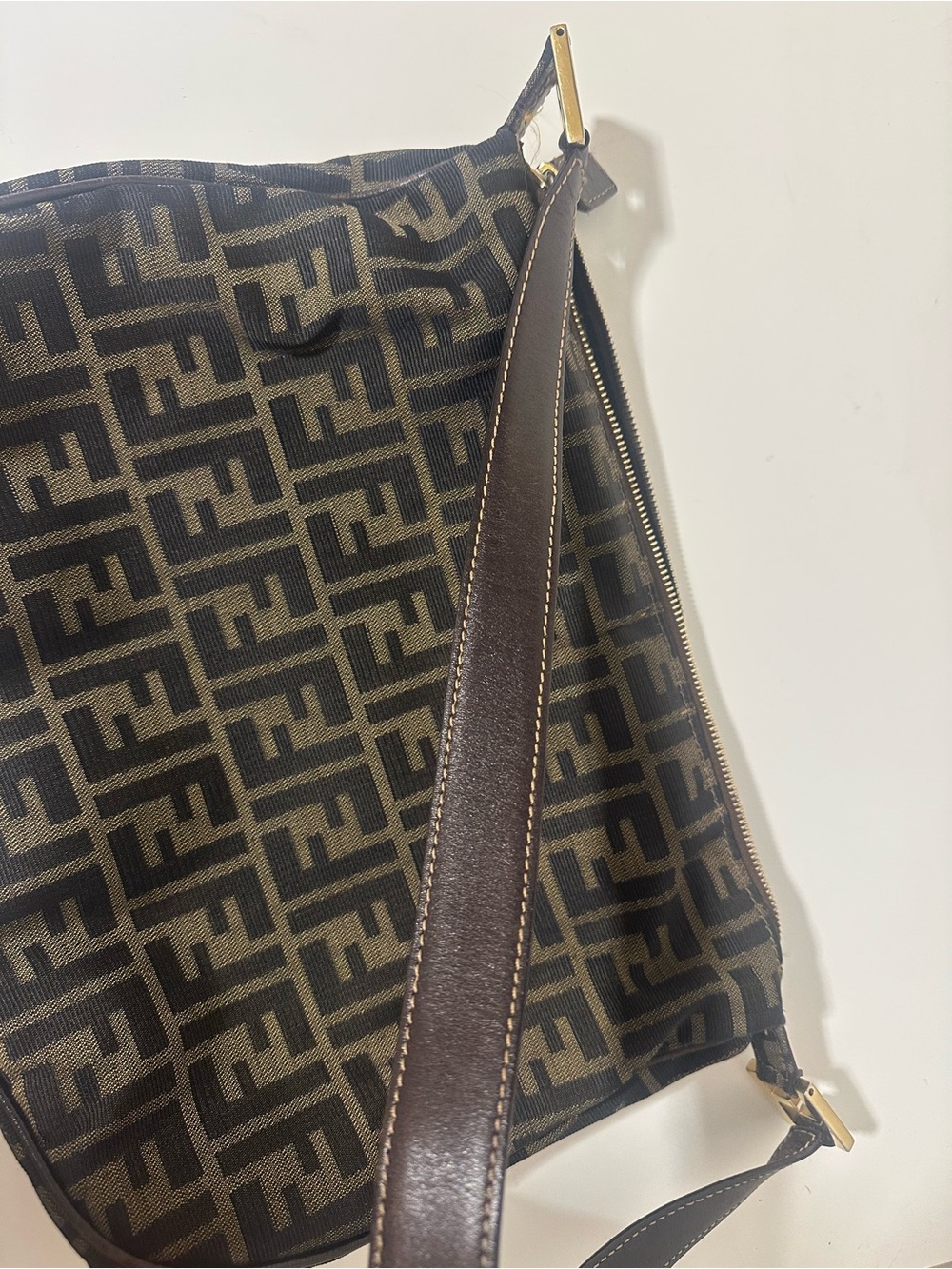 Fendi Zucca Monogram Shoulder Bag - Picture 3 of 6